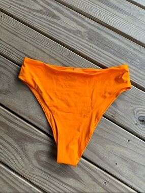 SKIMS Orange High-Cut Bikini Bottom